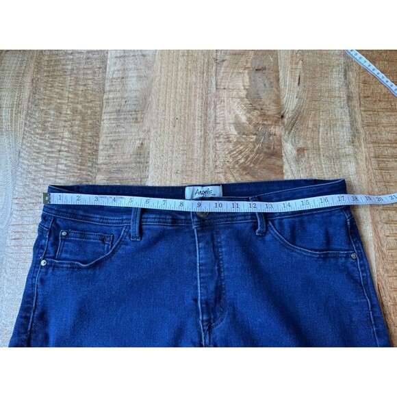 Angels Forever Women's High Rise Skinny Jeans Faux Front Pocket Size 14 - Picture 9 of 11
